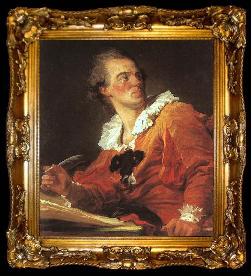 framed  Jean Honore Fragonard Inspiration 3, ta009-2